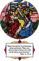 Mary and Martha May medallion